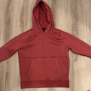 Banana Republic Red Hooded Sweatshirt
